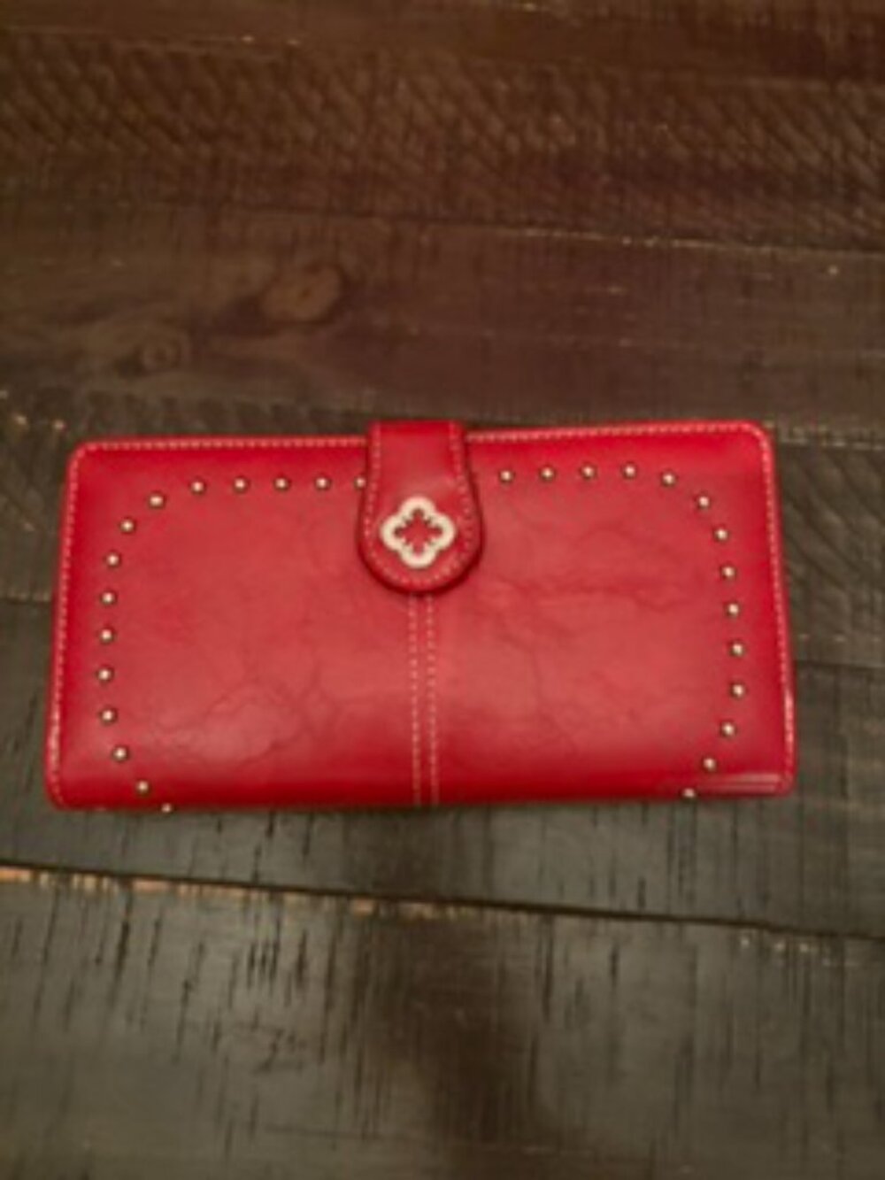 Brand New Red Wallet Faux Leather